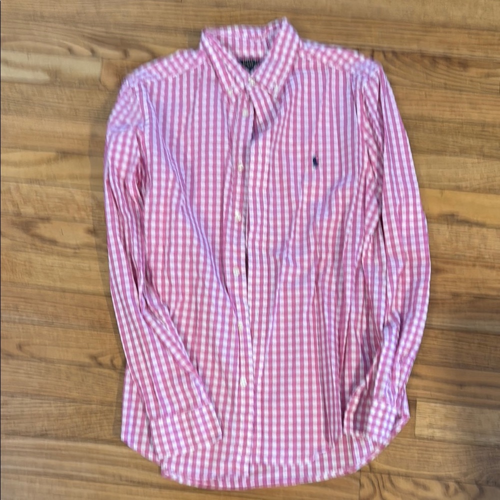 Ralph Lauren Pink Casual Button Down Shirt
